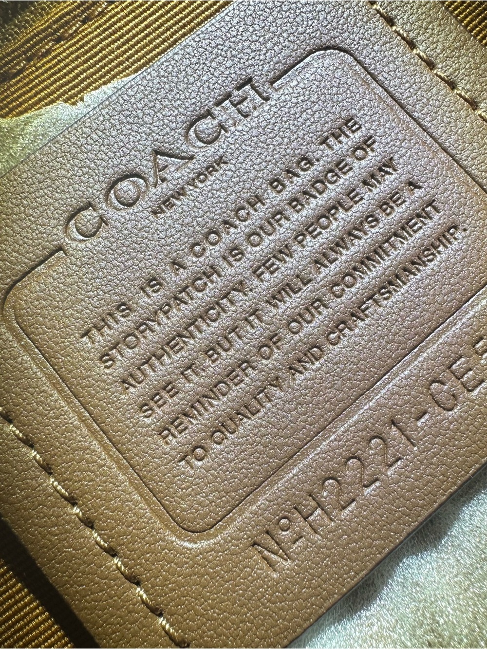 Coach Cream Shearling & Tan Leather Mini Backpack - Picture 7 of 9